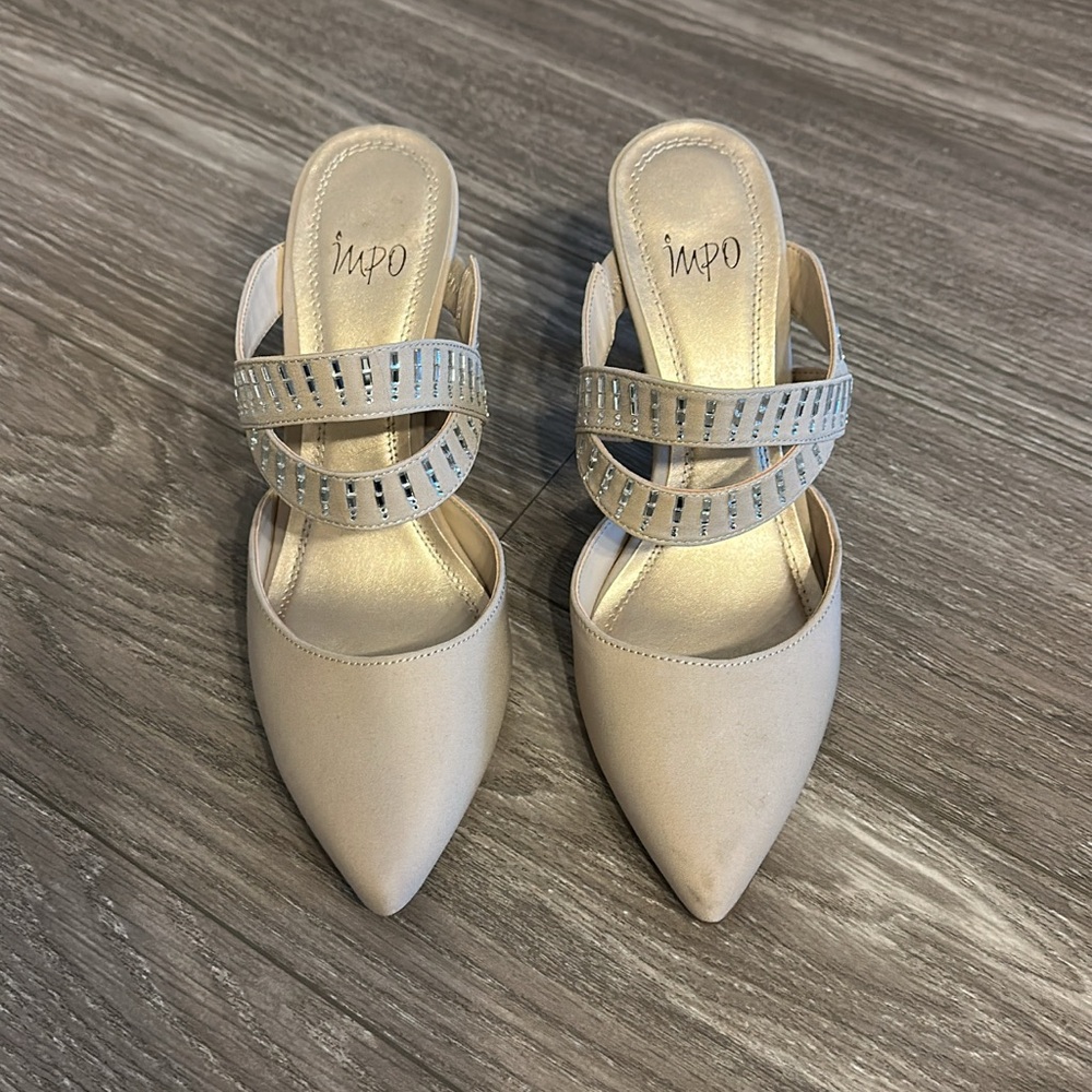 Impo Cream Strappy Sandals